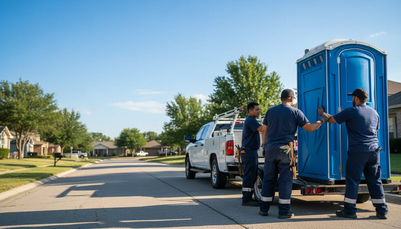 Portable Toilet Rental in Trumbauersville, PA near me